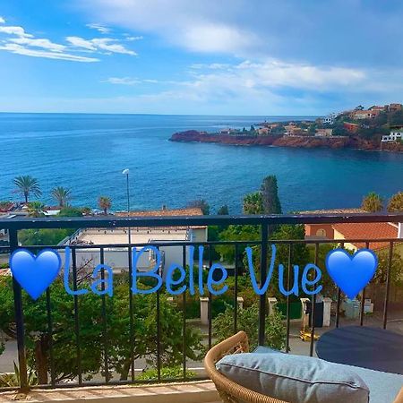 La Belle Vue-Charming Duplex Apartment With Sea View, 50 Meters From Beach And Private Parking Saint-Raphaël Buitenkant foto