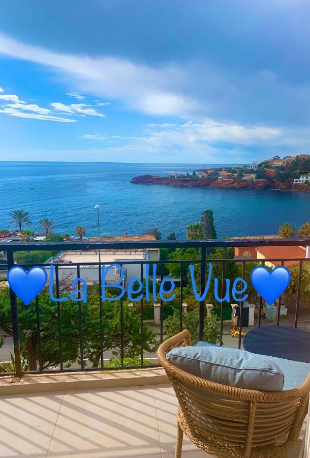 La Belle Vue-Charming Duplex Apartment With Sea View, 50 Meters From Beach And Private Parking Saint-Raphaël Buitenkant foto